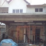 House extension project - front porch